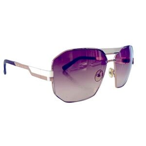 Marc Jacob square Aviator. Gold & white